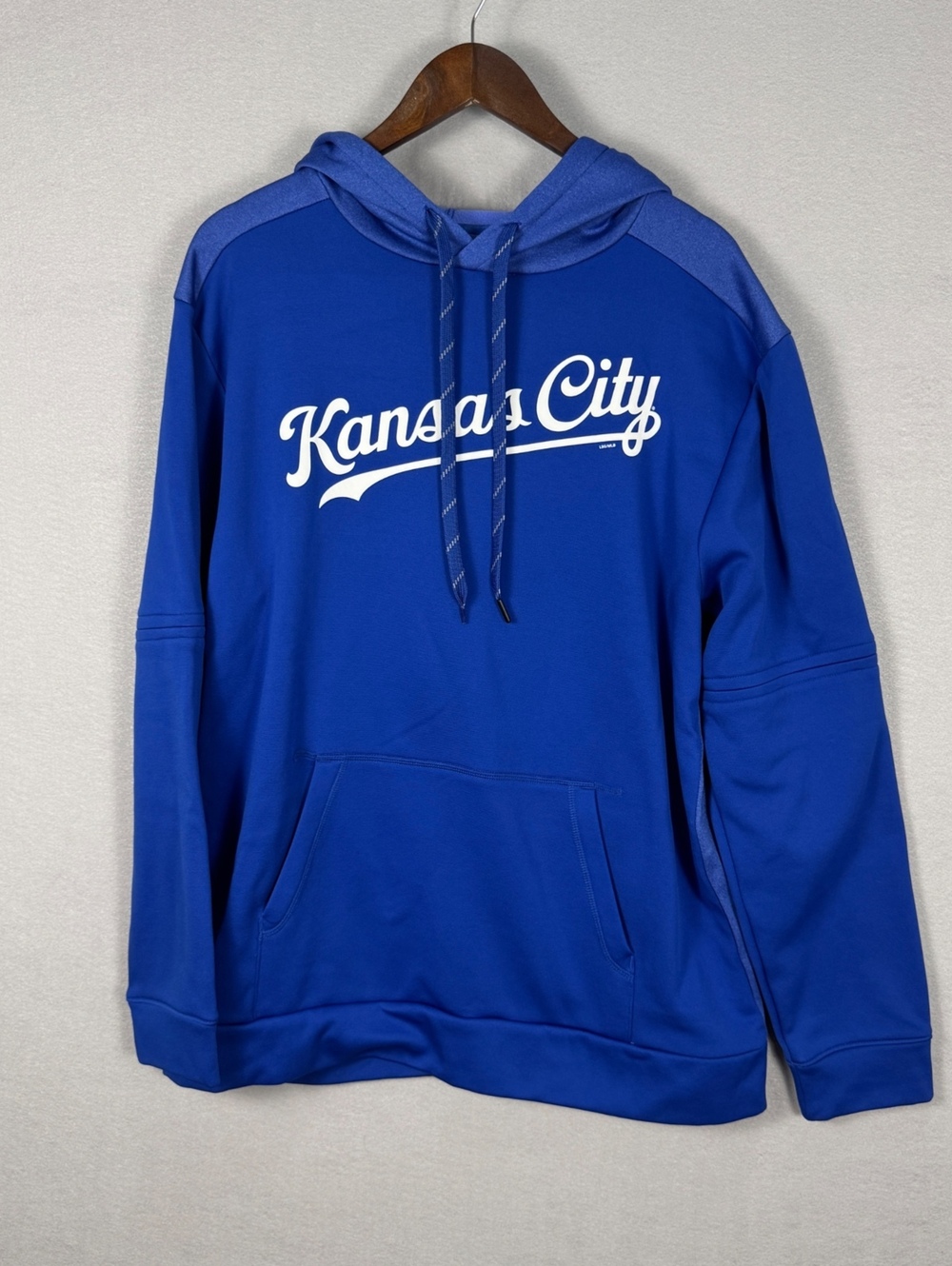 Kansas City Royals MLB Mens Large Blue Pullover Hoodie